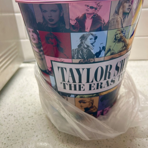 *RARE* METALLIC HOT Pink AMC Taylor Swift Eras Tour Film Collectible Popcorn Tin - Picture 2 of 4
